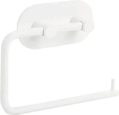 Produktbild von form&style Toilettenpapierhalter zum kleben rund weiß matt