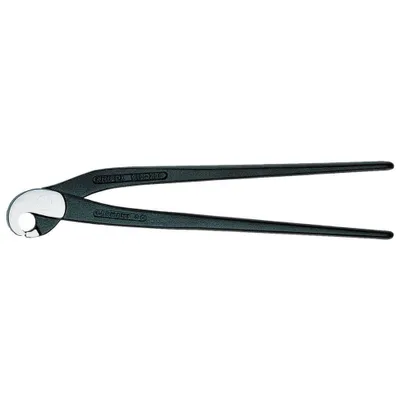 Produktbild von KNIPEX 91 00 200 EAN Fliesenlochzange (Papageienschnabelzange) schwarz atramentiert 200 mm