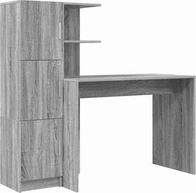 Image de Bureau 2 pcs Gris Sonoma