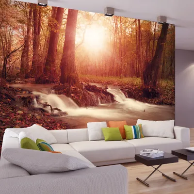 Produktbild von Basera Selbstklebende Fototapete Waldmotiv c-B-0089-a-d, mit UV-Schutz, 392x280 cm