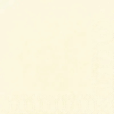 Produktbild von Duni 104955 Servietten 3lagig Tissue Uni champagne, 33 x 33 cm, 20 Stück