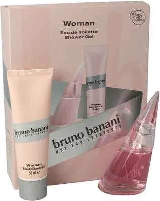 Produktbild von Bruno Banani Geschenkset Woman EDT Eau de Toilette 30ml + Duschgel 50ml