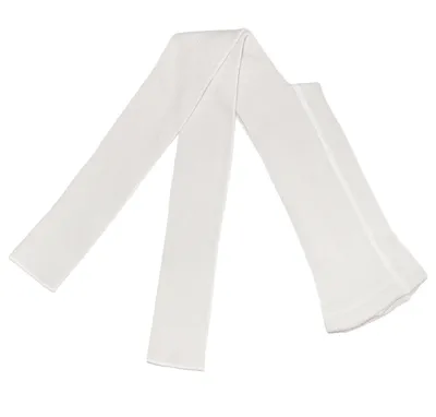 Produktbild von Kinder Leggings aus Baumwolle Einfarbig Rippe 1:1 Creme Größe 122-128