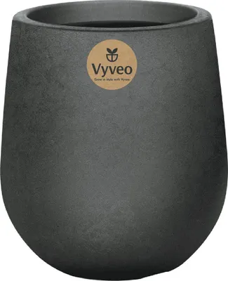 Produktbild von Vyveo - Blumentopf Amari - Silber metallic - 39x43