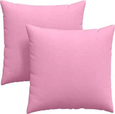 Produktbild von vidaXL Sofakissen 2 stk. Stoff Rosa 80 x 80 cm