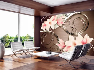 Produktbild von Vlies Fototapete 400x280 cm Tapeten Wandtapete XXL Blumen Magnolien Natur b-A-0123-a-c