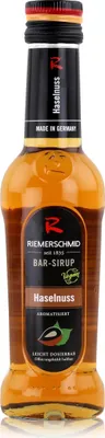Produktbild von Riemerschmid Bar-Sirup Haselnuss 0,25L - Cocktails Milchshakes (1er Pack)