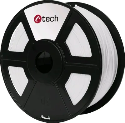 Produktbild von C-TECH Filament. PETG. 1.75mm. 1kg (330m) - weiß