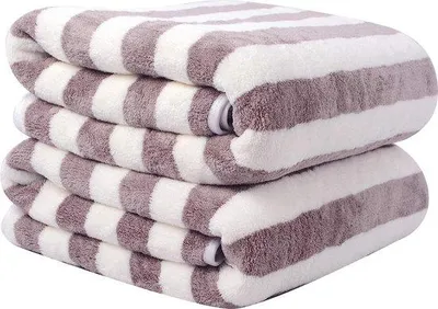 Produktbild von Unyqoos® Mikrofaser-Badetuch 27.5\" x 55\" – 2er-Pack, schnelltrocknend, weich & super absorbierend, langlebig, violett, Reise- & Fitnesshandtuch