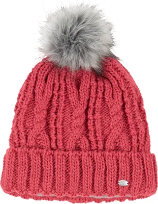 Produktbild von Mütze mit Fellbommel 55/57 940 scarlet