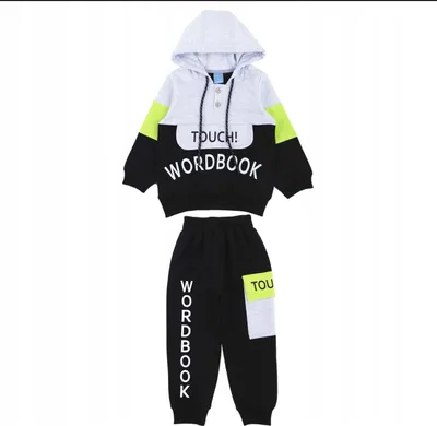 Immagine prodotto di Tuta da ginnastica per bambini - 100% cotone - 86 - Nero - Comoda - Sportiva - Per ragazzi e ragazze
