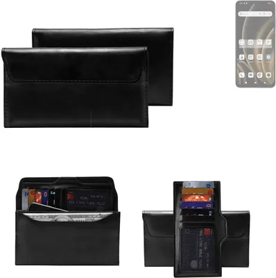 Produktbild von K-S-Trade Handy Hülle kompatibel mit FreeYond F9S Schutz Hülle Tasche Schutz Case Handytasche Kunstleder schwarz, 1x