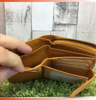 Produktbild von Greenburry Spongy Damenbörse gelb Leder