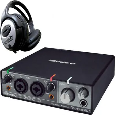 Zdjęcie produktu dla Interfejs audio Roland Rubix22 USB ze słuchawkami