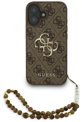Immagine prodotto di Etui Guess 4G Strap 4G Classic Logo Na Iphone 16 - Brązowe