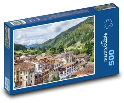 Produktbild von Puzzle 500 Stadt in den Bergen - martinpuzzle