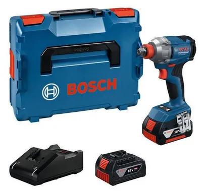 Image de Boulonneuse à Chocs sans Fil BOSCH PROFESSIONAL GDX 18V-285, 18V, 2 Batteries 4.0Ah, Chargeur, Coffret