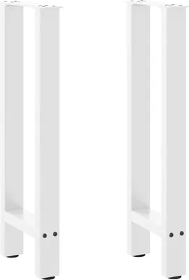 Obrázek produktu pro Nohy konzolového stolku bílé 2 ks 38 x (72-73) cm ocelové