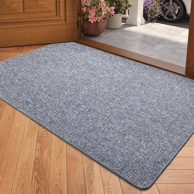 Immagine prodotto di Tappetino antiscivolo Famanu, 44x75 cm, assorbente, color grigio chiaro
