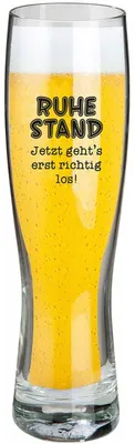 Produktbild von Gilde Weizenbierglas Bierglas Ruhestand Glas