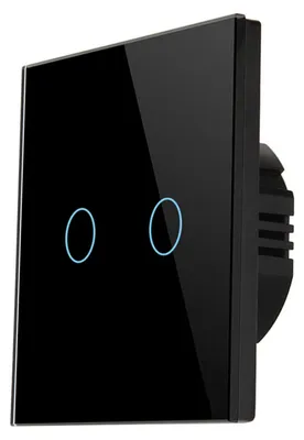 Obrázok produktu pre Inteligentný Wi-Fi vypínač (jednožiarový) s ovládaním cez aplikáciu, dotykom a hlasom, frekvencia RF433, kompatibilný s Google Home a Tuya