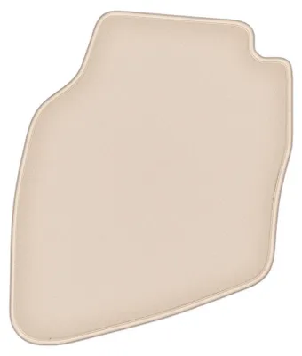 Image de Tapis conducteur moquette PREMIUM beige compatible avec Honda Jazz II (2002-2008, hatchback) – avec fixations – sur‑mesure