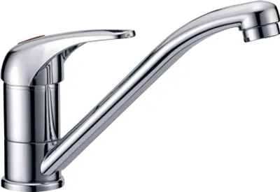 Obrázek produktu pro Allpa chromovaná jednopáková vodovodní baterie, s otočnou výtokovou trubicí, připojení 3/8", 200x78x113mm