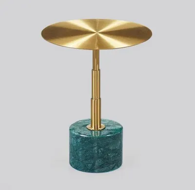 Immagine prodotto di Tavolino in marmo oro elegante nuovo Tavolino moderno nuovo