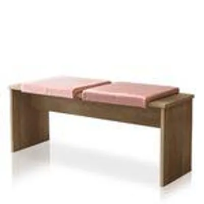 Produktbild von Klemmkissen gepolstert mit 1 Leiste für Sitzbank Klemmtiefe 35cm, rosa