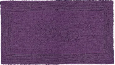 Produktbild von Batex Badematte Badteppich Badvorleger Duschvorleger Badezimmerteppich 80x160cm Duo-Flor pflaume
