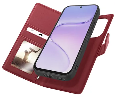 Produktbild von Mayaxess, 2-in-1 Klapphülle für Honor 600 Smart RFID-Schutz Abnehmbare Hülle, Schwarz