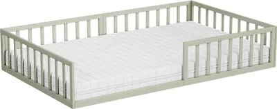 Zdjęcie produktu dla Łóżko dla dzieci Vitalispa Minno Szary 120x200 z materacem, Model 57757