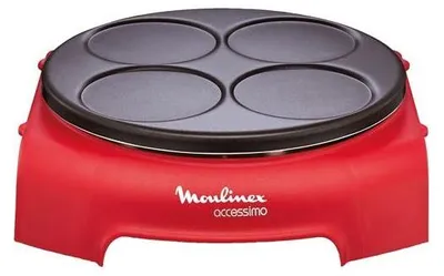 Image de Crêpière 720w inox - Moulinex - PY312511 - accessimo 4 crêpes