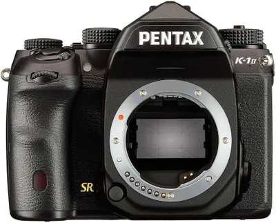 Zdjęcie produktu dla Pentax K-1 II Body schwarz, 36,4 MP, 7360 x 4912 px, CMOS, Full HD, 925 g, Czarny