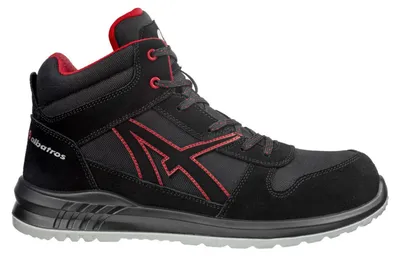 Obrázok produktu pre Bezpečnostná obuv Albatros CLIFTON MID S3 SRC 638700 black/red, 36