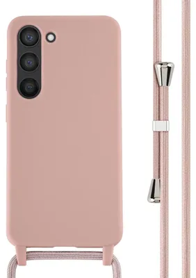 Immagine prodotto di Custodia in silicone con cinturino imoshion per Samsung Galaxy S23 - Rosa sabbia
