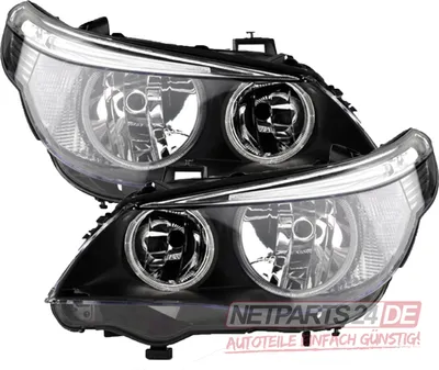 Obrázok produktu pre Johns, sada svetlometov vhodná pre BMW radu 5 E60/E61 07/03-03/07 H7/H7 vrátane motora li+re