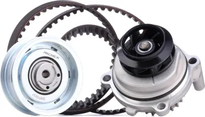 Produktbild von RIDEX 3096W0010 Zahnriemensatz + Wasserpumpe für VW Golf IV Schrägheck (1J1) GOLF VI (5K1) Golf V Schrägheck (1K1) TOURAN (1T1, 1T2) Passat Variant