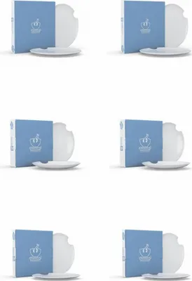 Produktbild von Fiftyeight Teller-Set 12-tlg. + Tischsets weiß