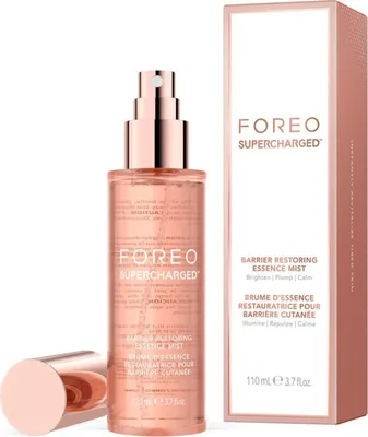 Zdjęcie produktu dla FOREO SUPERCHARGED Barrier Restoring Essence Mist 110ml Collagen Boosting Spray Moisturizer