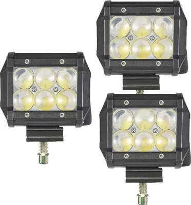 Immagine prodotto di Greenmigo 3X 18W 4D Faro da lavoro a LED Faro di retromarcia Illuminazione per auto