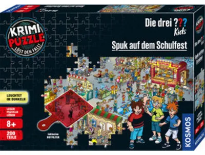 Produktbild von Kosmos Die drei? Kids - Spuk auf dem Schulfest, 200 Stück(e), Cartoons, 8 Jahr(e)