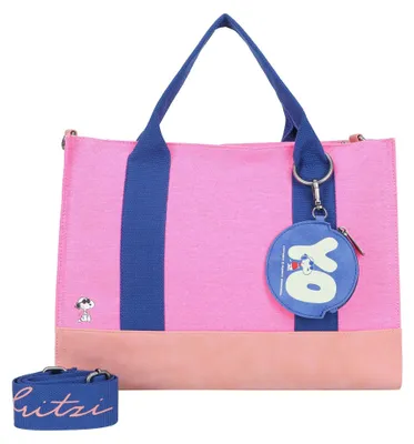 Image de Fritzi aus Preußen sac à main sac à épaule Peanuts™ x Fritzi Tote Bag Happiness Pink rose