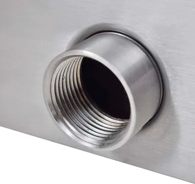 Immagine prodotto di Fontana a Cascata per Giardino Rettangolare Acciaio Inox 90 cm