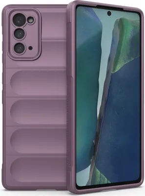 Immagine prodotto di Custodia Galaxy Note 20, Custodia protettiva in silicone TPU morbido antiurto per Samsung Galaxy Note 20 5G Viola