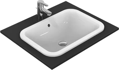 Produktbild von Ideal Standard Einbauwaschtisch CONNECT rechteckig 580 x 410 x 175 mm weiß