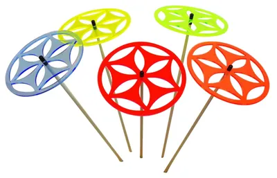 Image de Ensemble de 5 décorations solaires colorées