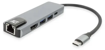 Image de ACT USB-C 4K docking station for 1 HDMI monitor, ethernet, USB-A, PD pass-through (AC7091)