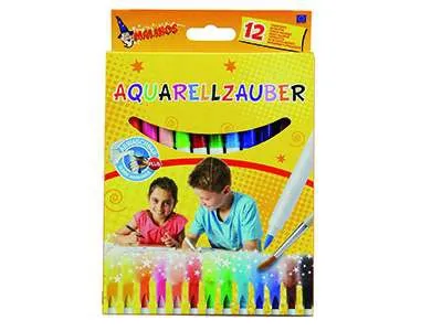 Produktbild von Malinos Aquarellstifte Aquarellzauber      12 Farben      3+