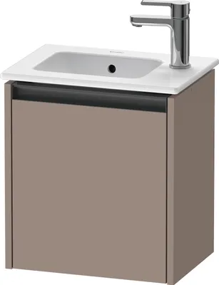 Image de Duravit Ketho.2 bâti-support pour lavabo suspendu, 1 porte, charnière à droite, 410x440x292mm, pour ME by Starck 072343, K25060R43430000